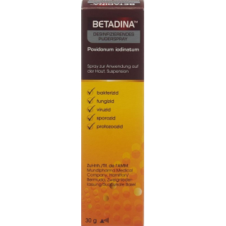 Betadina disinfecting powder spray 30 g
