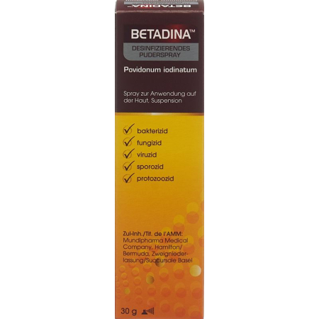 Betadina desinfizierendes Puderspra​​y 30 g