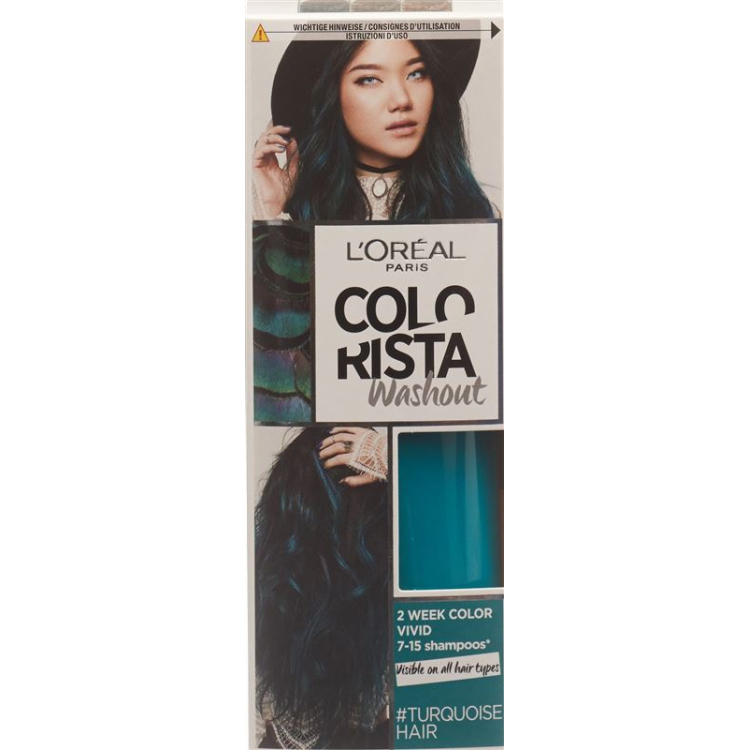 COLOVISTA Wash-out 10 turquoise hair Tb 80 ml