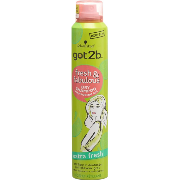 Got2b fresh & fabulous dry shampoo regular 200 ml