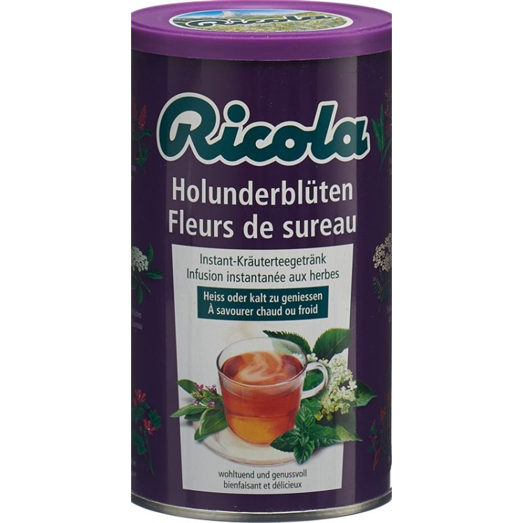 Ricola Instant Tea Elderflower Ds 200 גרם