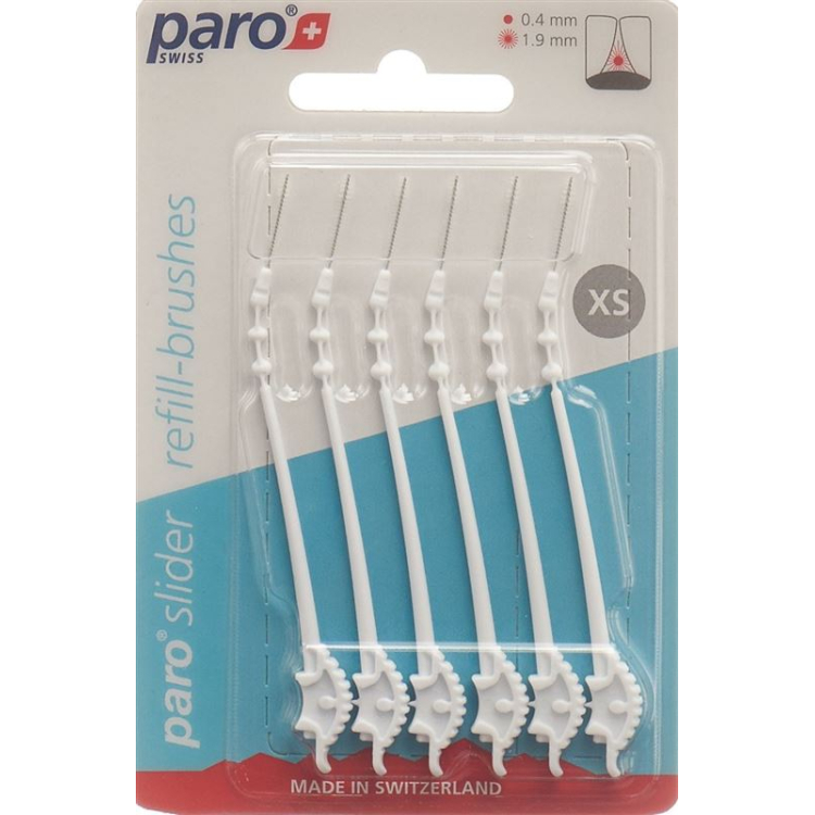 Paro slider refill brushes XS 6 pcs