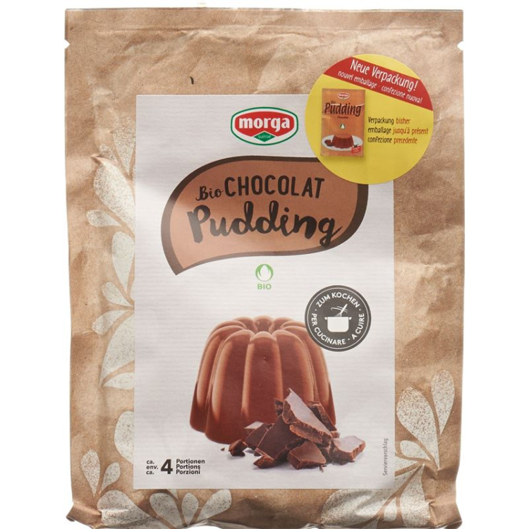 MORGA BIO Pudim Saco de Chocolate 75 g