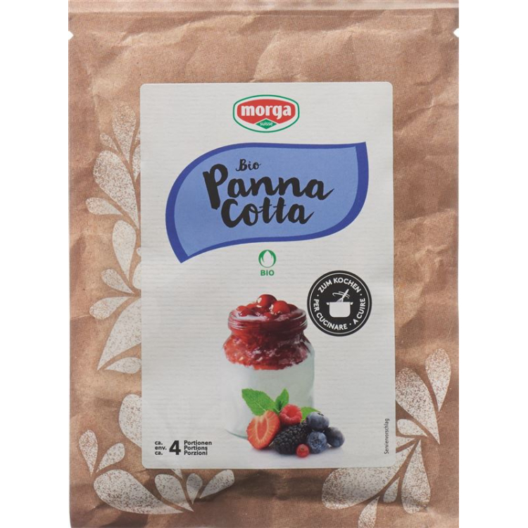 MORGA Organic Panna Cotta 65 ក្រាម។