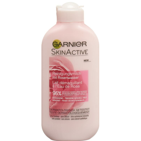 Garnier Natural Range Milk Rose Bottle 200 ml