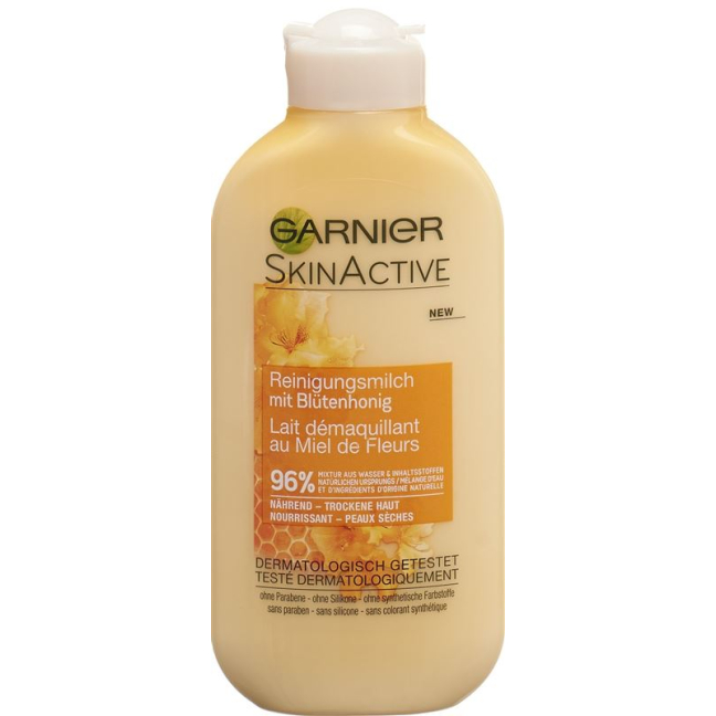 Garnier Natural Range Milk Honey Bottle 200 ml