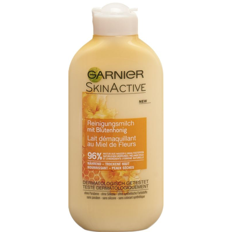 Garnier Natural Range Milk Honey Fl 200 ml