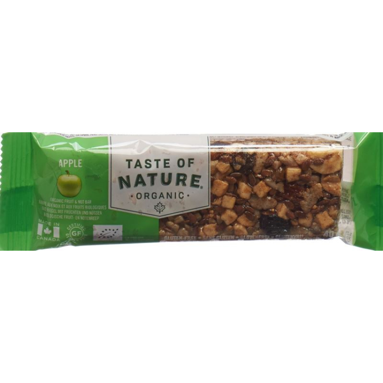 Taste of Nature Bar Apple 16 x 40 ក្រាម។