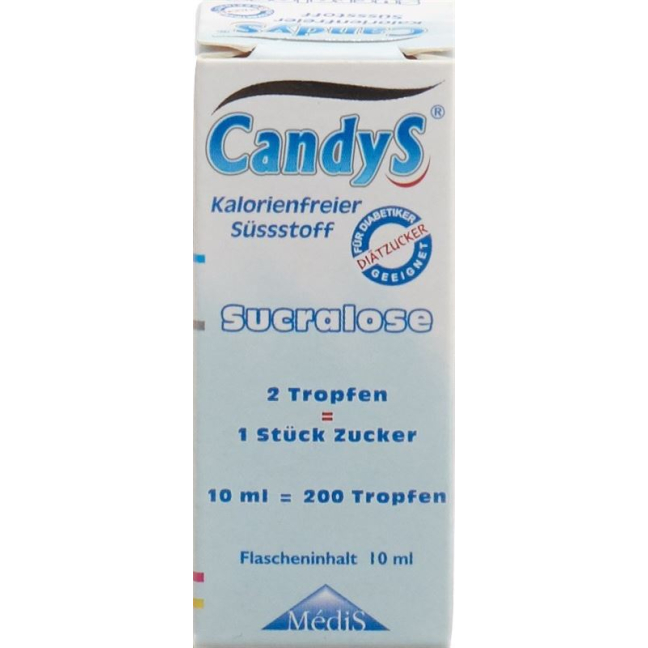 Candys sugar substitute 25 bottles 10 ml