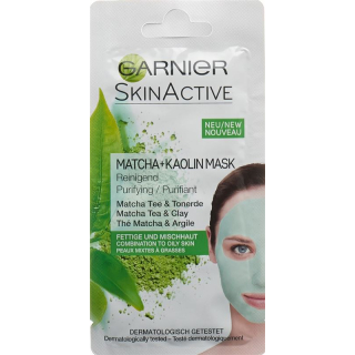 Garnier SkinActive Sachet Mask Purifying Matcha tea 8 ml