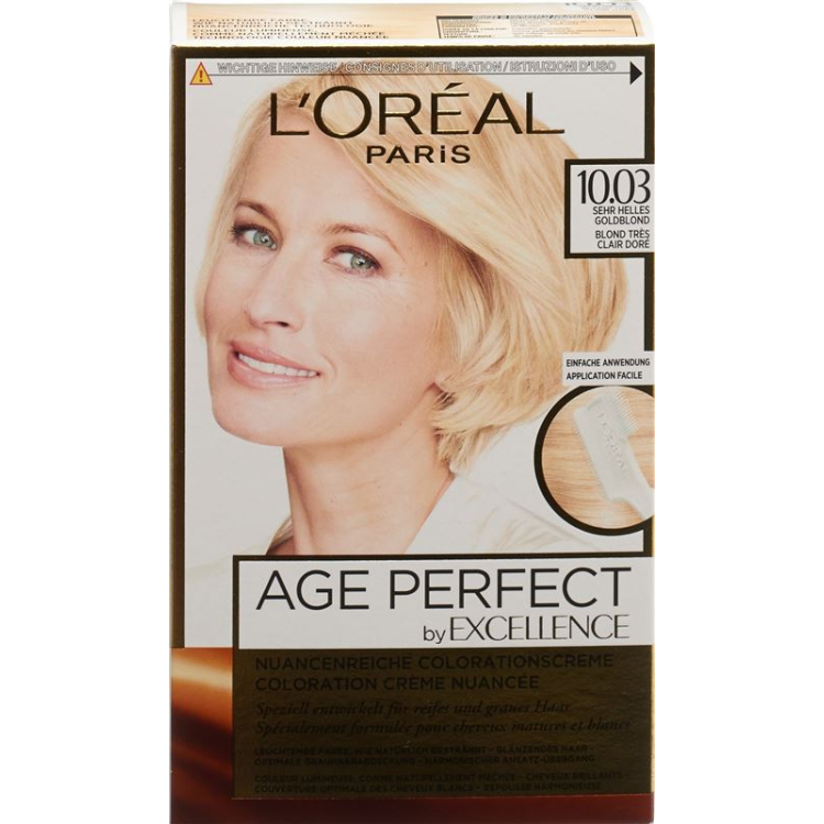 EXCELLENCE Age Perfect 10.03 zelo svetlo zlato blond