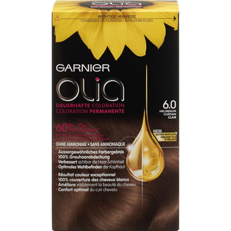 Cor de cabelo OLIA 6.0 Castanho claro