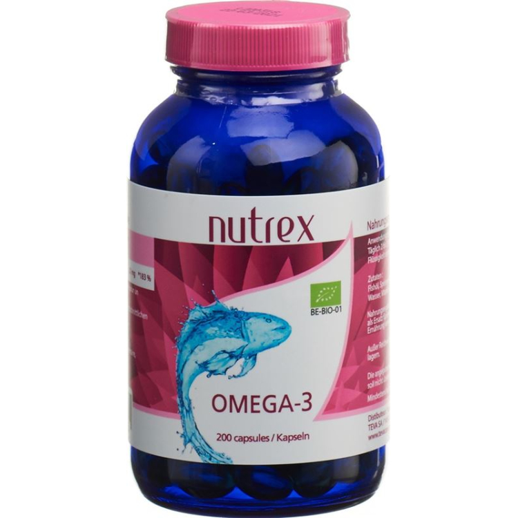 NUTREX Omega 3 fish oil Kaps 500 mg Bio Ds 200 pcs