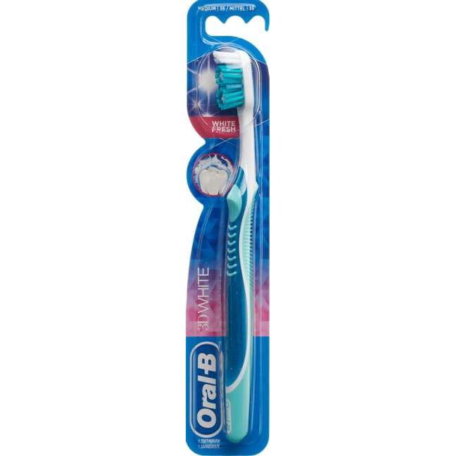 Oral-B 3D White toothbrush 35 medium short head