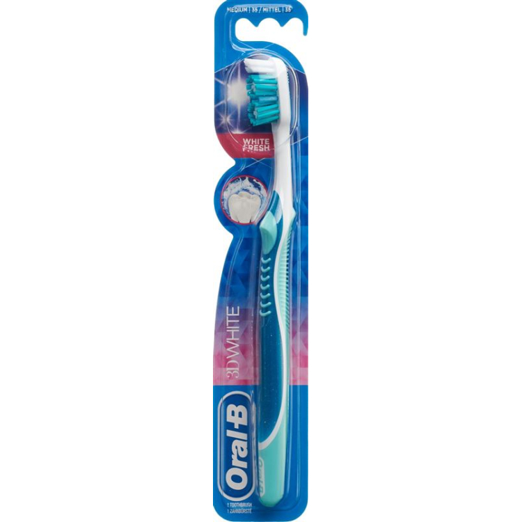 Oral-B 3D White toothbrush 35 medium short head