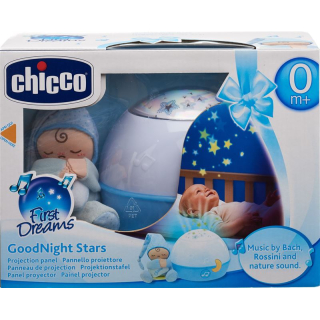 Chicco yıldızlı gökyüzü projektörü mavi
