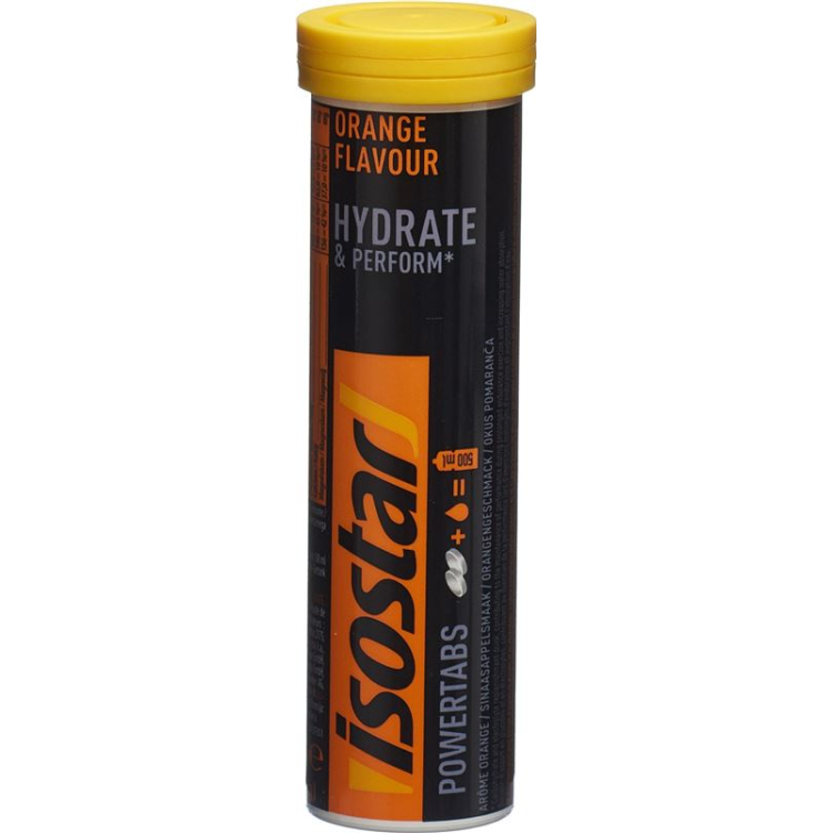 Isostar Power Tabs effervescent tablets Orange 6 x 10 stk