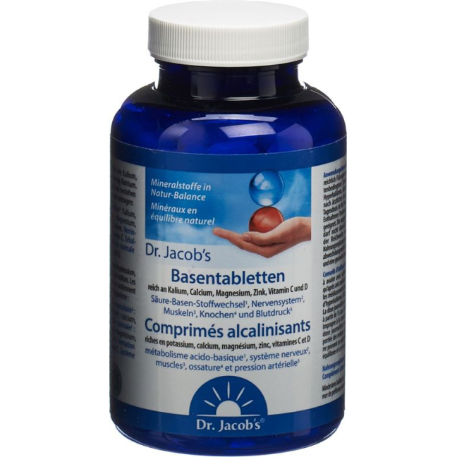 Dr. Jacob's Basentabletten - Nutritional Supplement for Potassium, Calcium, and Magnesium