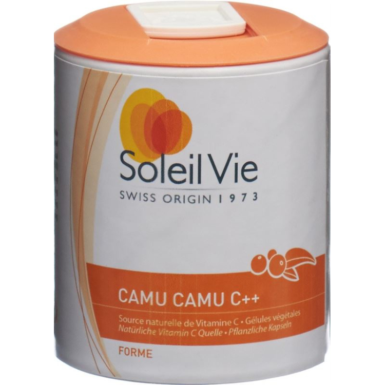 SOLEIL VIE Camu Camu C ++ كبسولات عضوية 60 قطعة