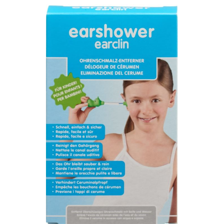 Earshower earclin Kids ear wax remover