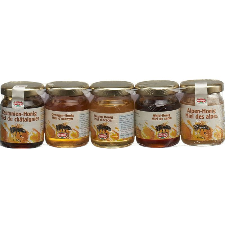 Morga Midget honey 5 x 60 g