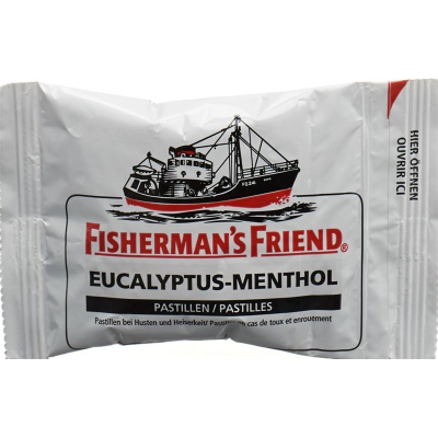 Fisherman's friend eukalyptovo-mentolové pastilky so zuckerom bag 25 g