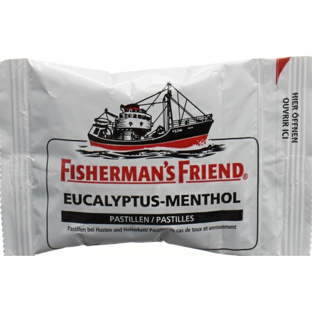 Fisherman's Friend Eukalyptovo-mentolové pastilky so zuckerom Btl 25 g