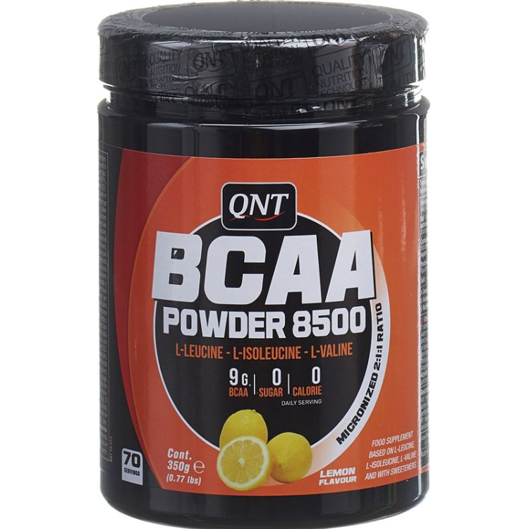 QNT BCAA 8500 אינסטנט אבקת לימון 350 גרם