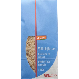 VANADIS whole rice flakes Demeter Btl 250 g