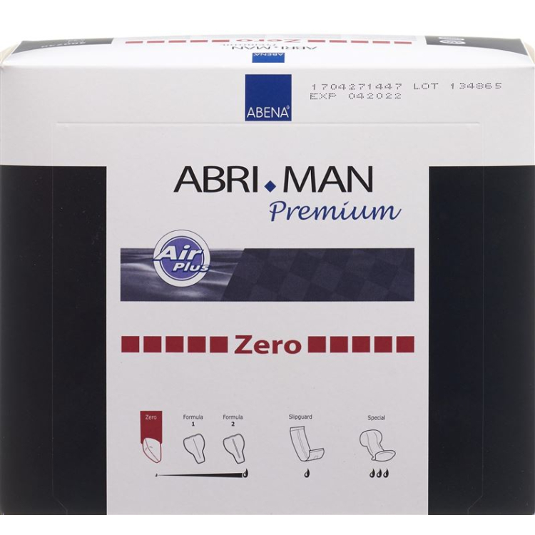 Absorventes para incontinência Abri Man Zero Premium 24 unid.