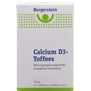 Burgerstein Calcium D3 Toffees 115 g