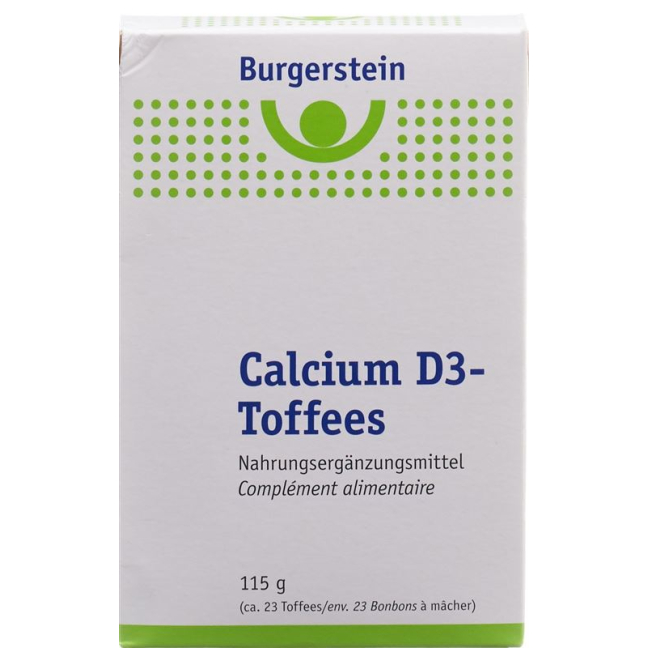 Burgerstein カルシウム D3 タフィー 115 g