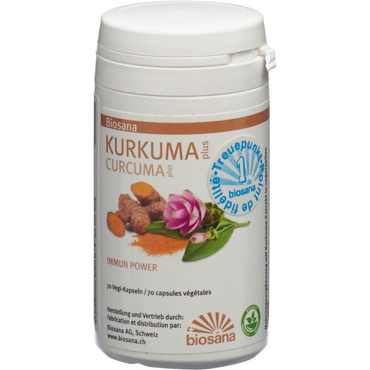 Biosana Turmeric Plus 70 capsules