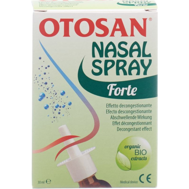 Otosan Nasal Spray decongestant Bio extracts 30 ml
