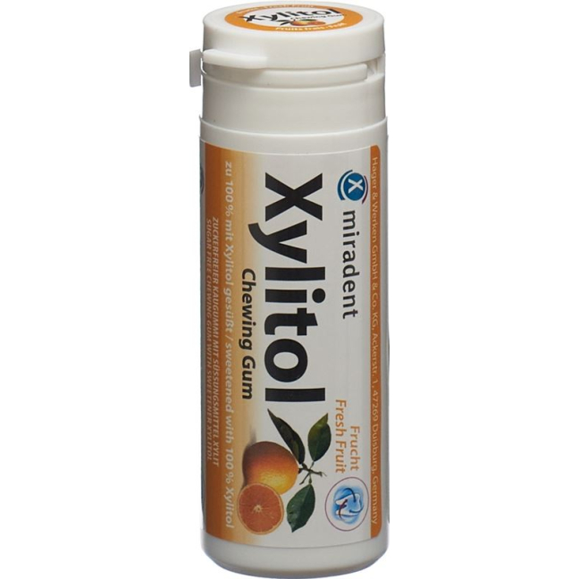 Жувальна гумка Miradent Xylitol Fruit 12 х 30 шт