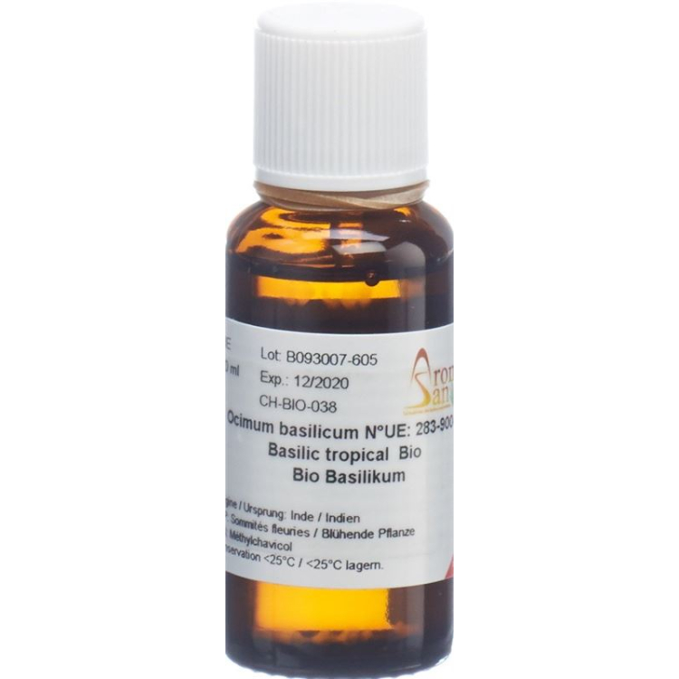 Aromasan baziliko eteris/aliejus ekologiškas 30 ml