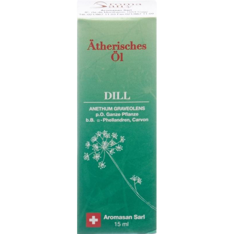 Aromasan aneth herbes éther/huile en boîte 15 ml