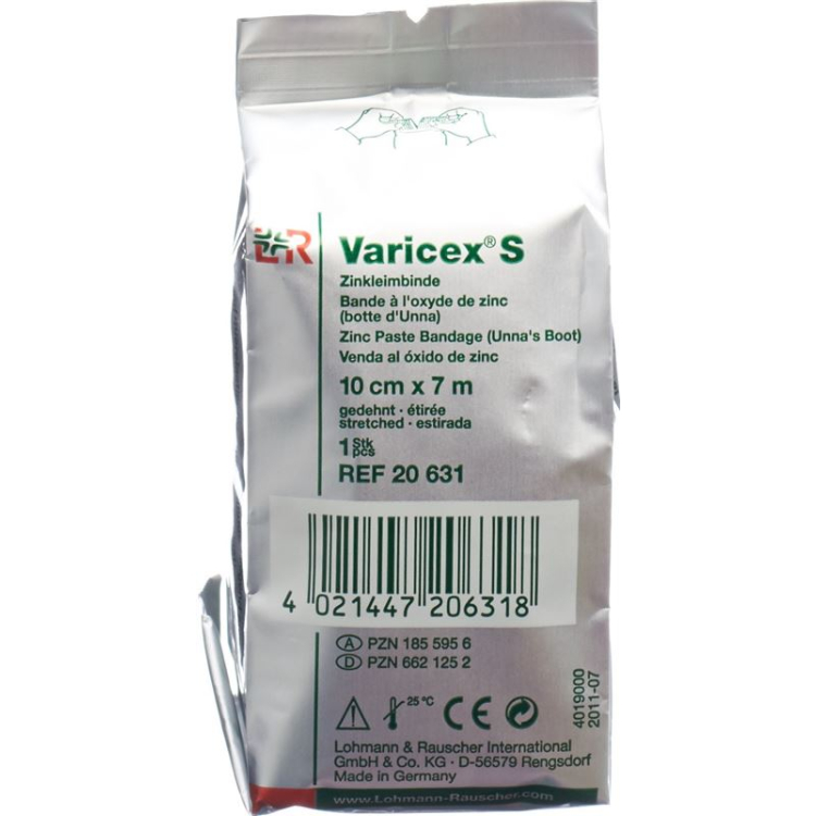 Varicex S Zinkleiminde 10cmx7m