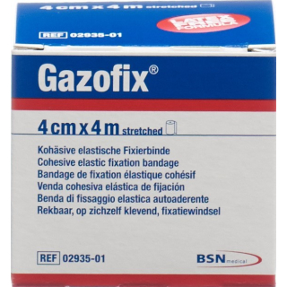 Gazofix cohesive fixation bandage 4cmx4m skin-colored, latex-free
