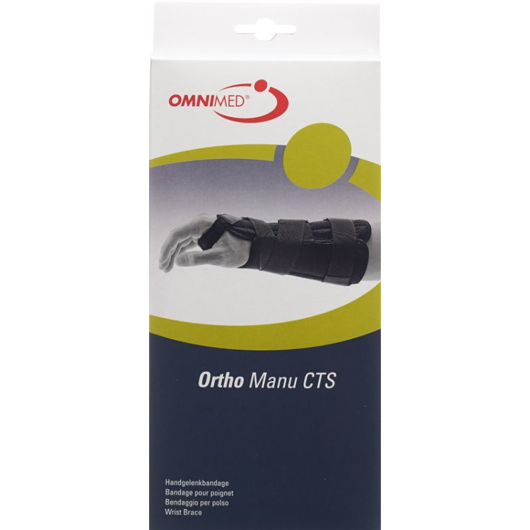 OMNIMED Ortho Manu CTS HG-Banda M 22cm màu đen phải