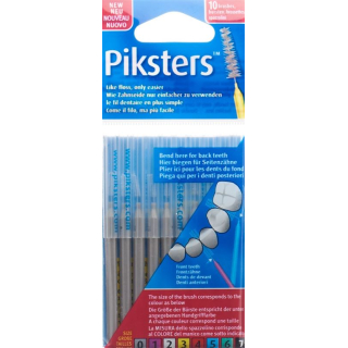 Piksters interdental brushes 0 10 pcs