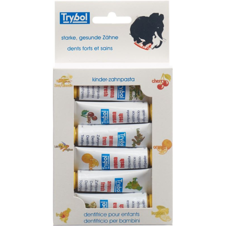 Trybol Children's Toothpaste Flavors Assorted 6 Tb 8 ml