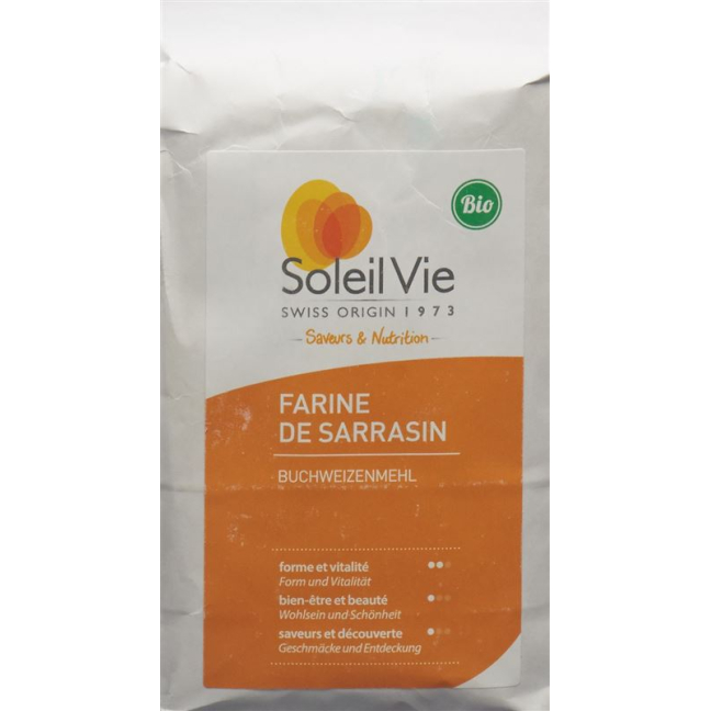 SOLEIL VIE Wholemeal Buckwheat Flour organic 500 g