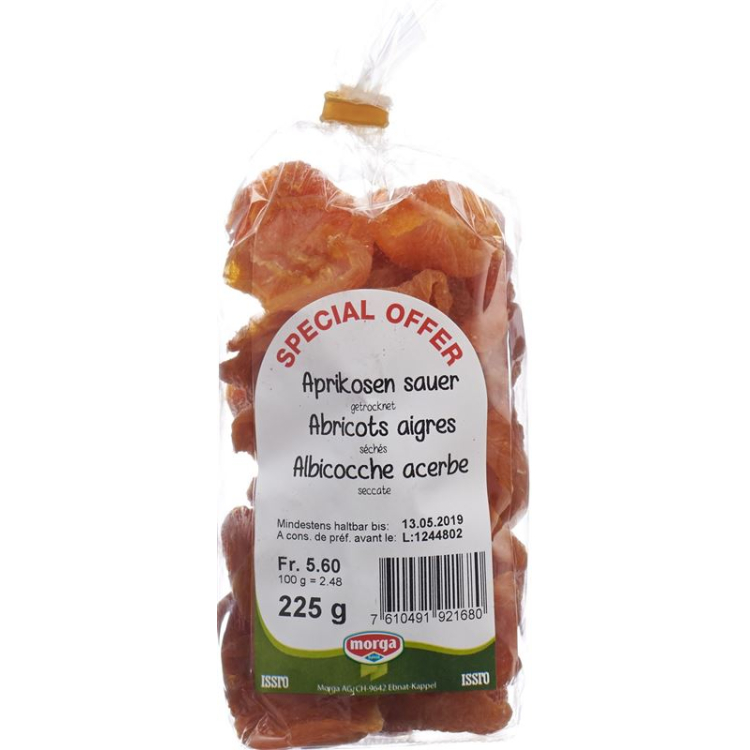 Issro morele kwaśne działanie 225 g