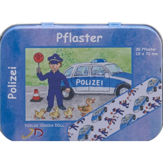 Döll adhesive plasters 19x72mm police Ds 20 pcs