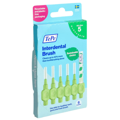 TEPE Interdental Brush 0.8mm grün 6 Stk
