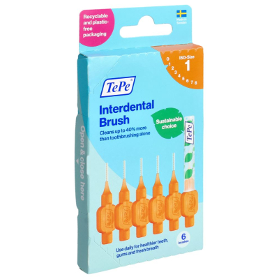TEPE Interdental Brush 0.45mm orange 6 Stk