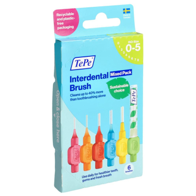 TEPE Interdental Brush assortiert 6Stk