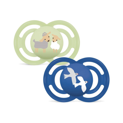 MAM Perfect Nuggi Sil 16-36m Boy (n) 2 Stk