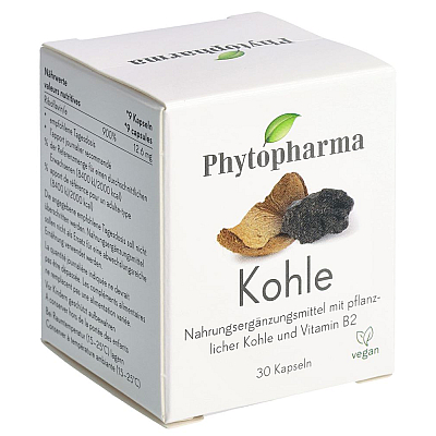 PHYTOPHARMA Kohle Kaps 30 Stk